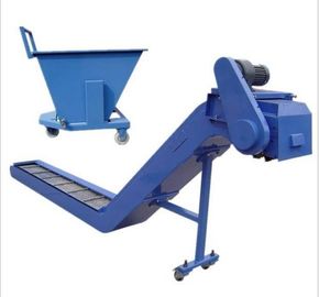 High Strength  Hinged Metal Chip Conveyor Coil / Screw Type Chip Conveyor