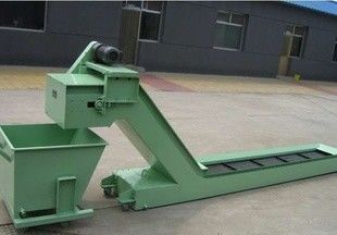 High Strength  Hinged Metal Chip Conveyor Coil / Screw Type Chip Conveyor